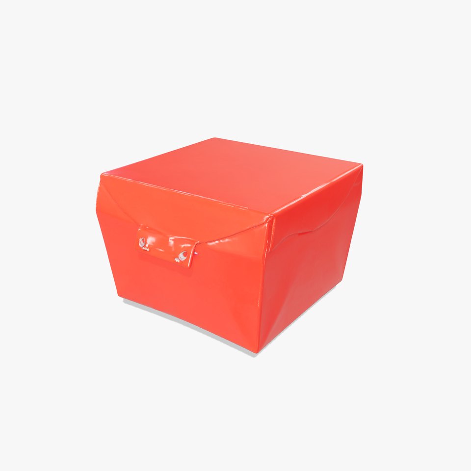 Stylish Red Takeout Container Model Pack for Diverse Uses